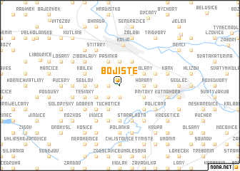 map of Bojiště