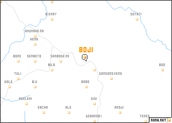 map of Bojī