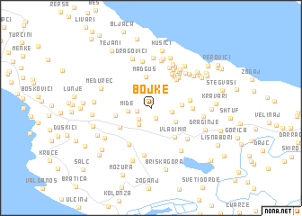 map of Bojke