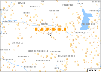 map of Bojkova Mahala