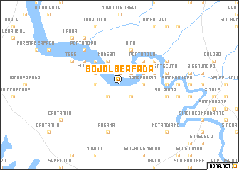 map of Bojol Beafada