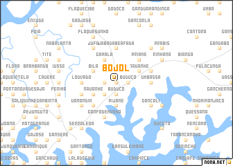 map of Bojol