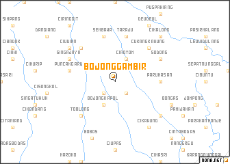 map of Bojonggambir