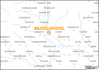 map of Bojongjengkol