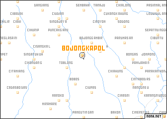 map of Bojongkapol