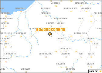 map of Bojongkoneng