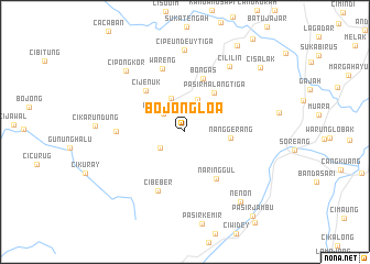 map of Bojongloa