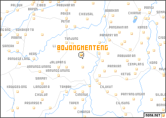 map of Bojongmenteng