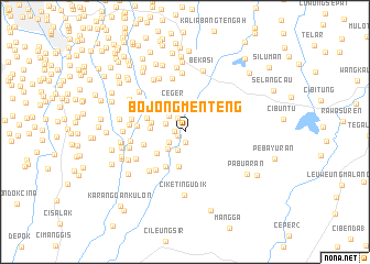 map of Bojongmenteng