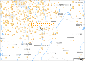 map of Bojongnangka