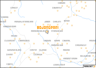 map of Bojongpari