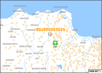 map of Bojongrenged