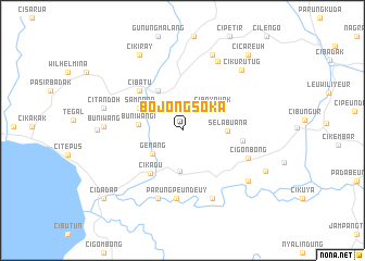 map of Bojongsoka