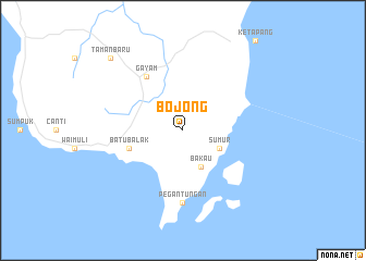 map of Bojong