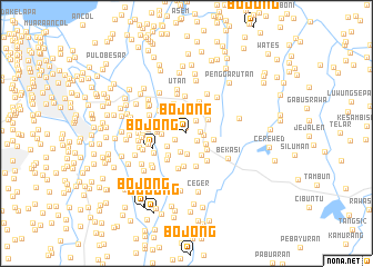 map of Bojong