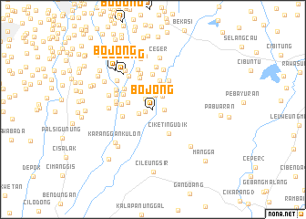 map of Bojong