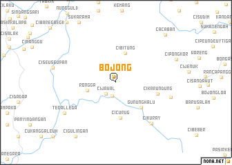 map of Bojong