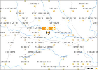 map of Bojong