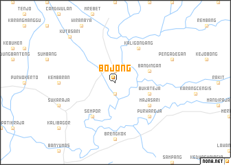 map of Bojong