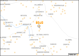 map of Bojó