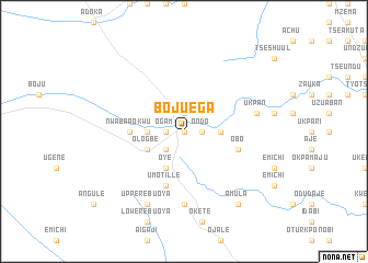 map of Boju Ega
