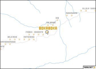 map of Bokaboka
