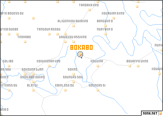 map of Bokabo