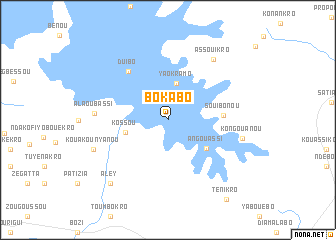 map of Bokabo