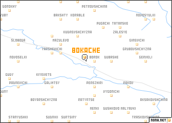 map of Bokache