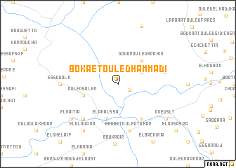 map of Bokaʼet Ouled Hammadi