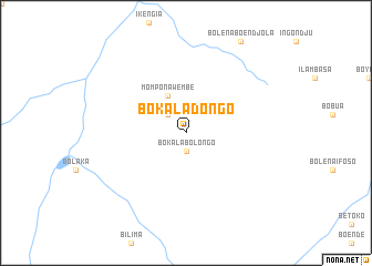 map of Bokala-Dongo