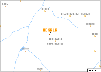 map of Bokala