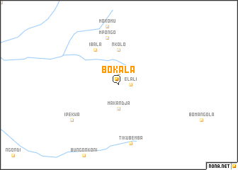 map of Bokala