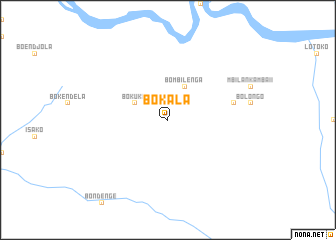 map of Bokala