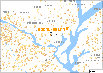 map of Bokal Khelān