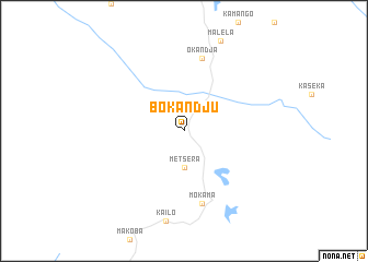 map of Bokandju