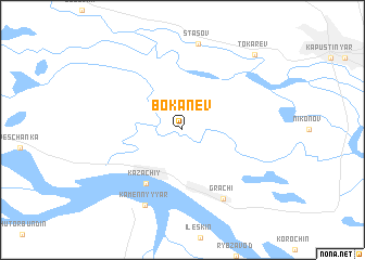 map of Bokanev