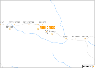 map of Bokanga