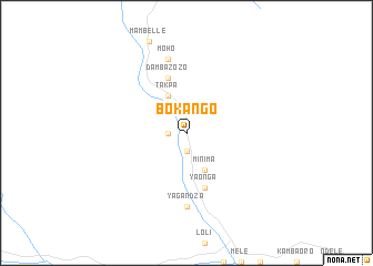 map of Bokango