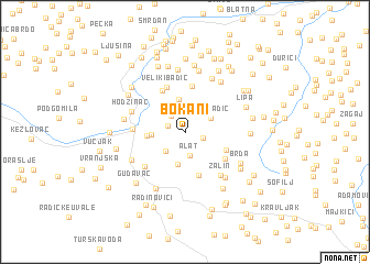 map of Bokani