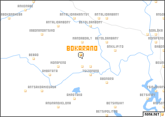 map of Bokarano