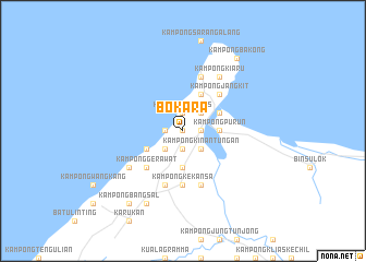 map of Bokara