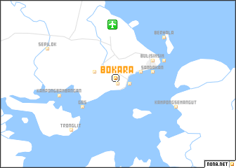 map of Bokara