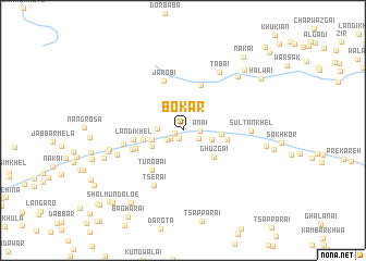 map of Bokar