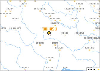 map of Bokasu