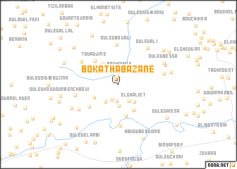 map of Bokat Habazane