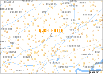 map of Boka Thatta