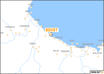 map of Bokat