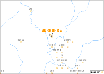 map of Bokaukre