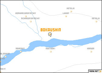 map of Bokaushin